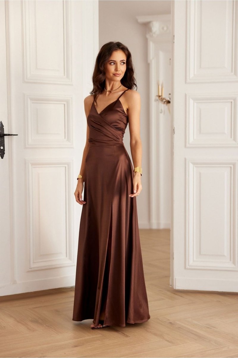 Roco Fashion Long Dress Model 210977 - Elegant Evening & Occasion Gown | wowstore.live - Wow Store