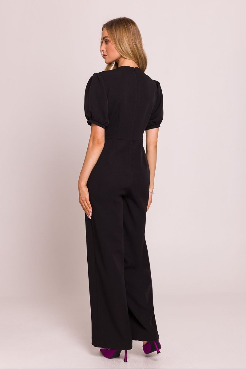 Romantic V - Neck Pleated Jumpsuit 209239 - Moe | Wow Store - Wow Store