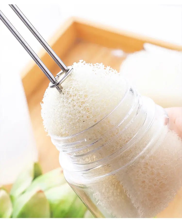 Rotary Bottle Cleaning Brush with Magic Sponge - WowStore.live