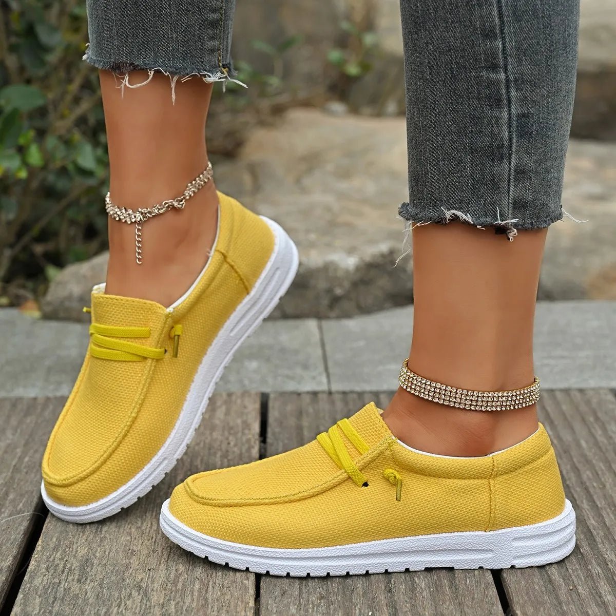 Round Toe Canvas Slip - Ons - Wow Store