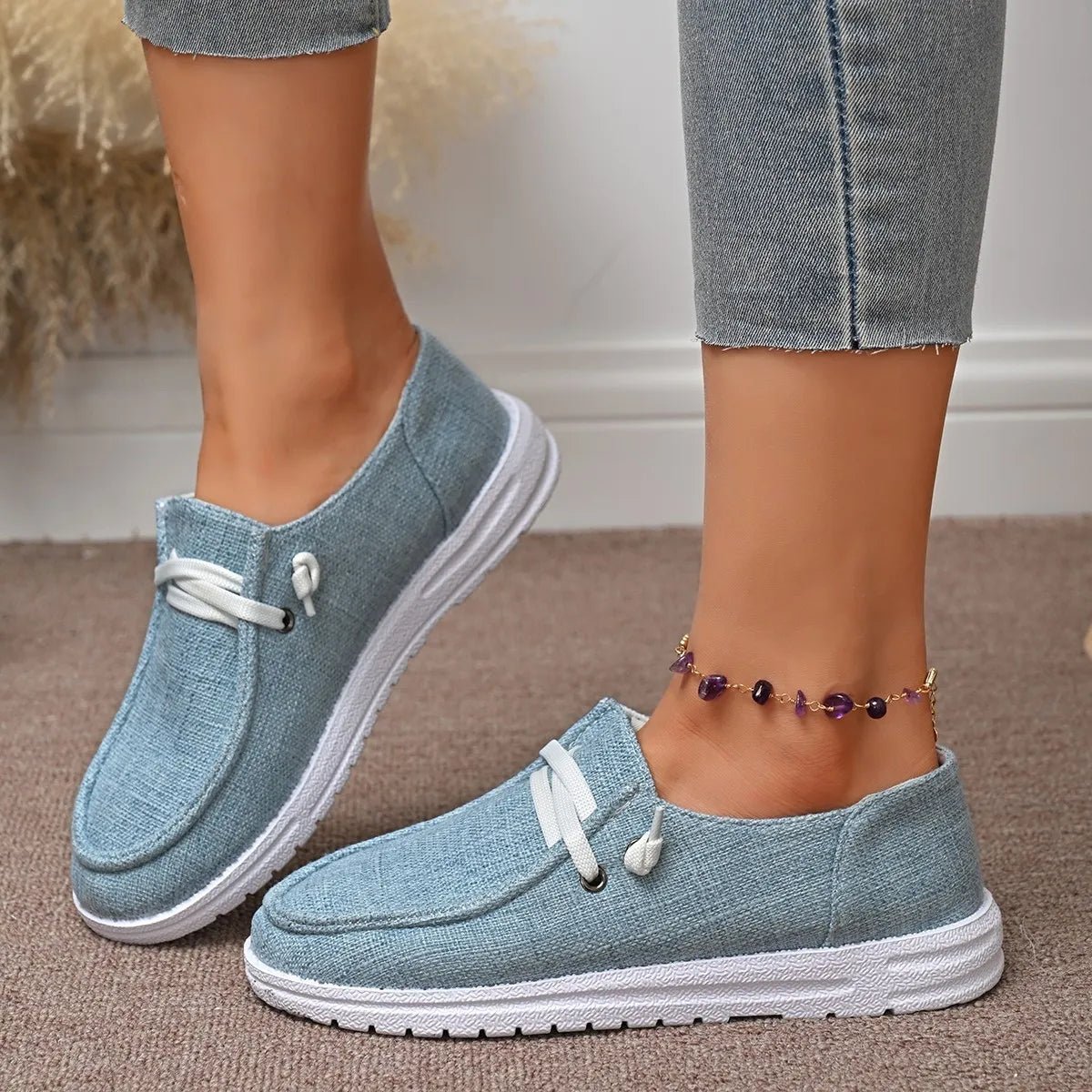 Round Toe Canvas Slip - Ons - Wow Store