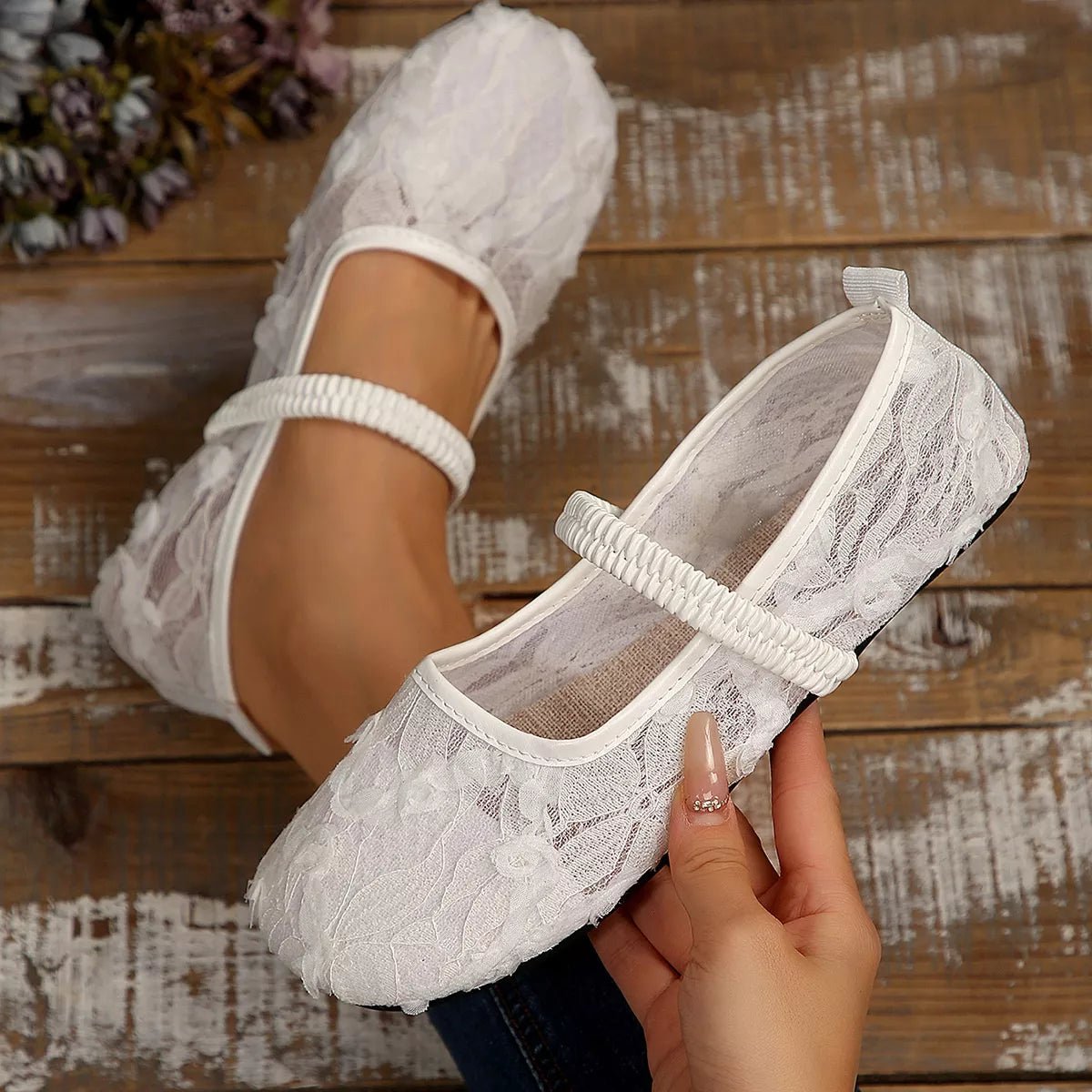 Round Toe Flats Slip - Ons - Wow Store