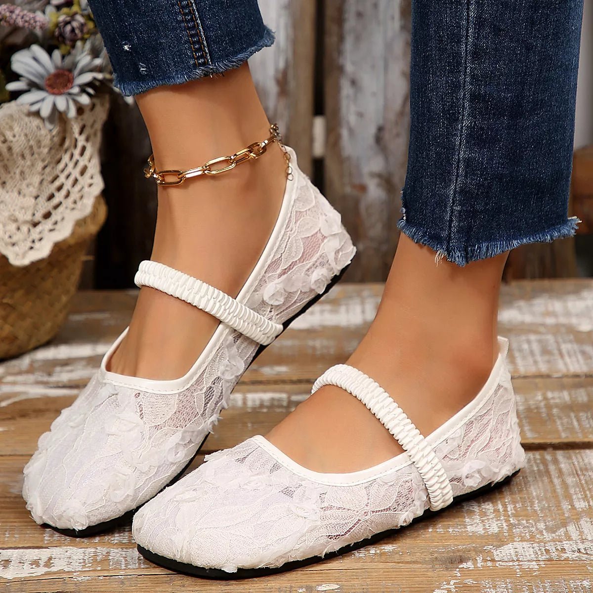 Round Toe Flats Slip - Ons - Wow Store