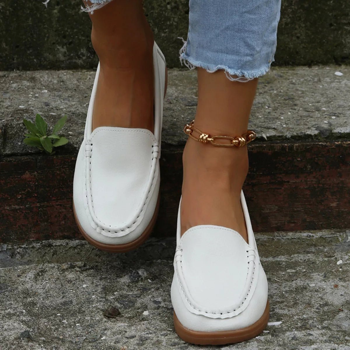 Round Toe Wedge Slip - Ons - Wow Store