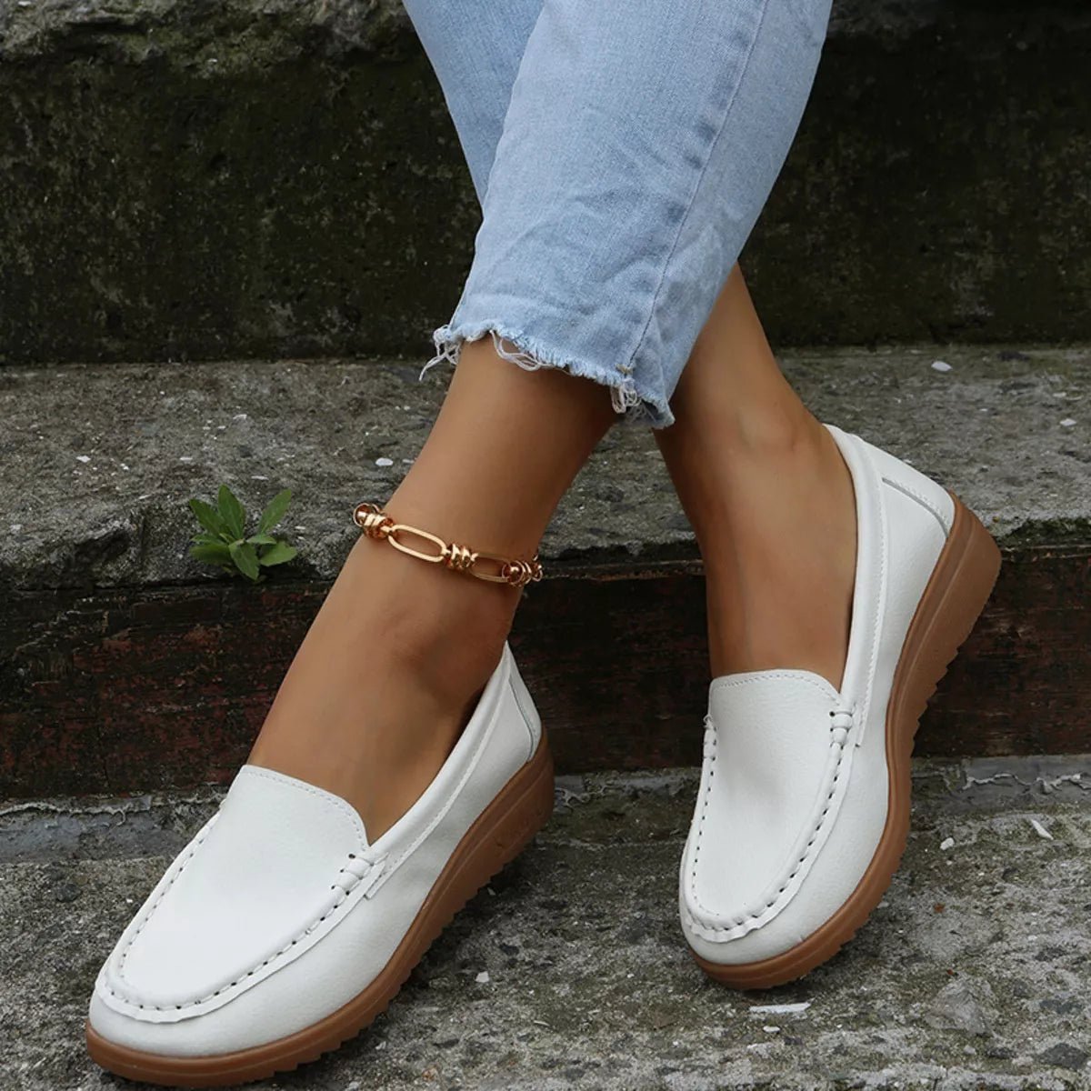 Round Toe Wedge Slip - Ons - Wow Store