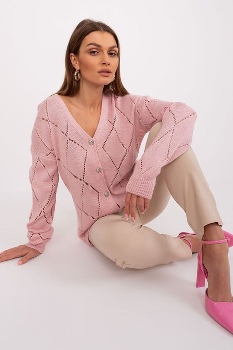 Rue Paris Women's Knit Cardigan Model 208629 - Soft Layering Knitwear | wowstore.live - Wow Store