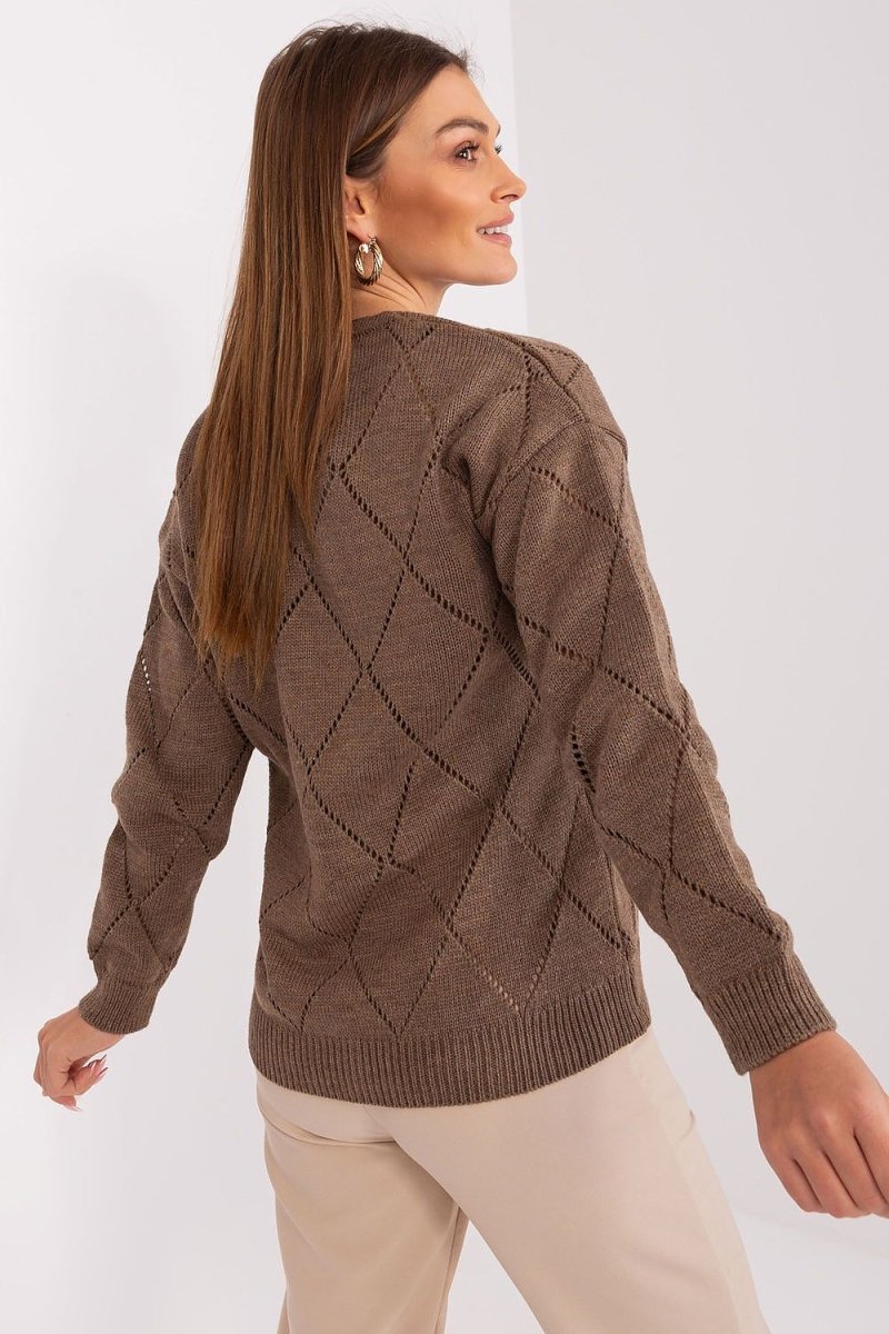 Rue Paris Women's Knit Cardigan Model 208629 - Soft Layering Knitwear | wowstore.live - Wow Store