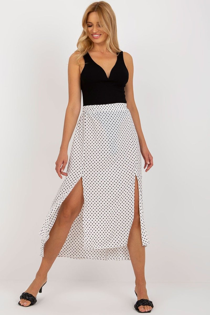 Rue Paris Women's Long Skirt - Model 181361 - Elegant High - Waisted Maxi | wowstore.live - Wow Store