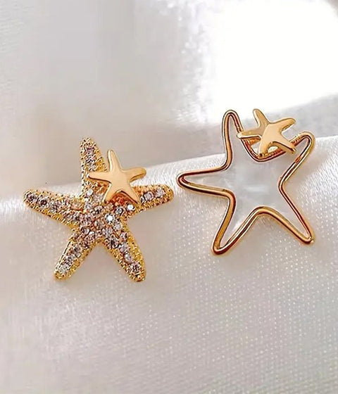 SEALIFE THEME STARFISH EARRING - Wow Store