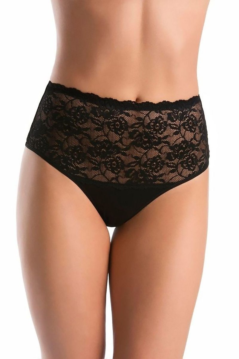 Floral lace panty set with soft cotton lining — Teyli everyday underwear for women