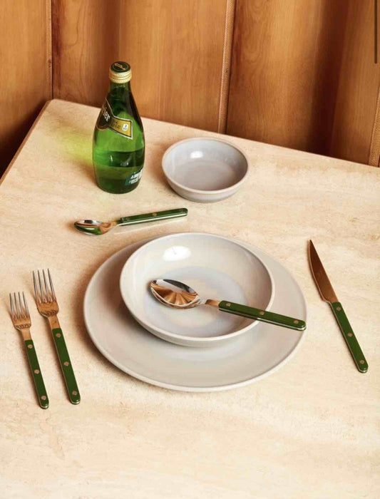 Set Of 10 Pcs French Dopamine Cutlery Flatware - Bistrot Style - Wow Store