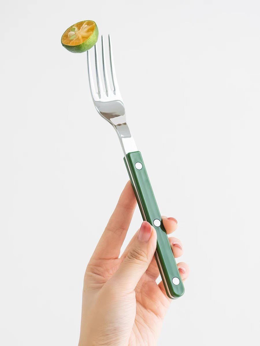 Set Of 10 Pcs French Dopamine Cutlery Flatware - Bistrot Style - Wow Store