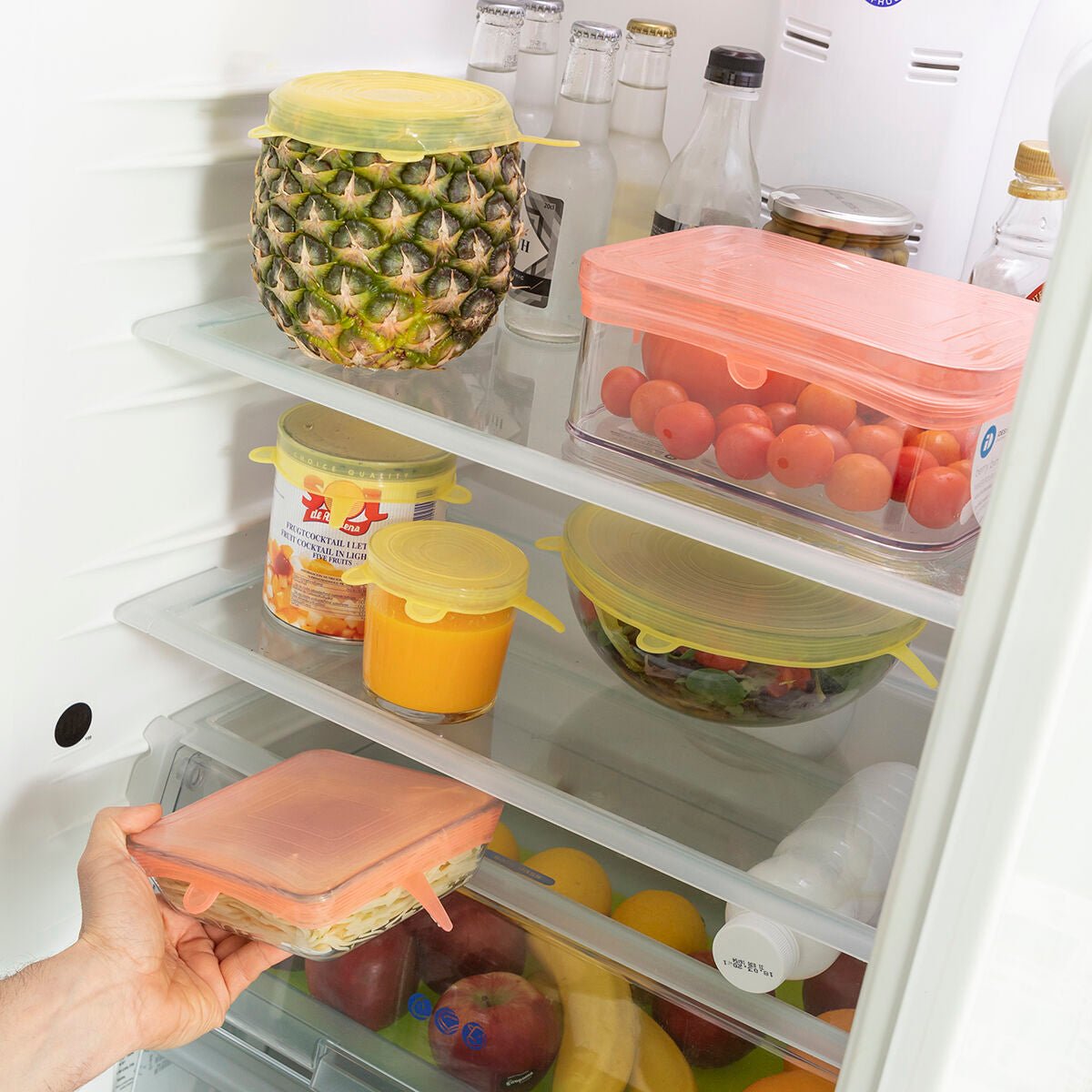 Set of 10 Reusable and Adjustable Kitchen Lids | Wow Store - Wow Store