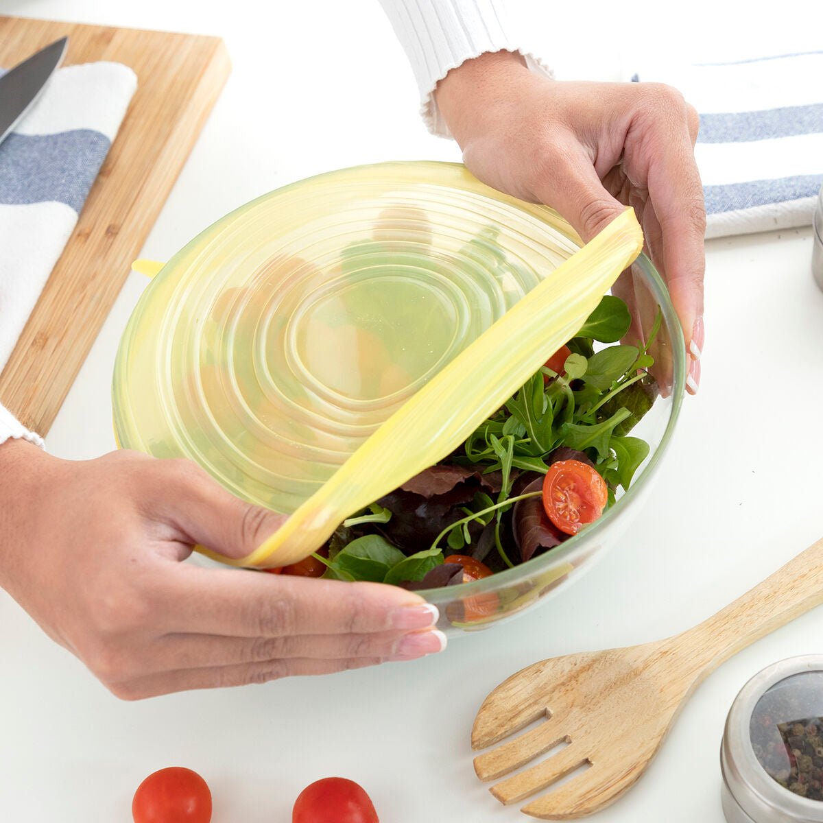 Set of 10 Reusable and Adjustable Kitchen Lids | Wow Store - Wow Store