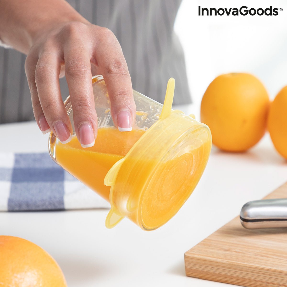 Set of 10 Reusable and Adjustable Kitchen Lids | Wow Store - Wow Store