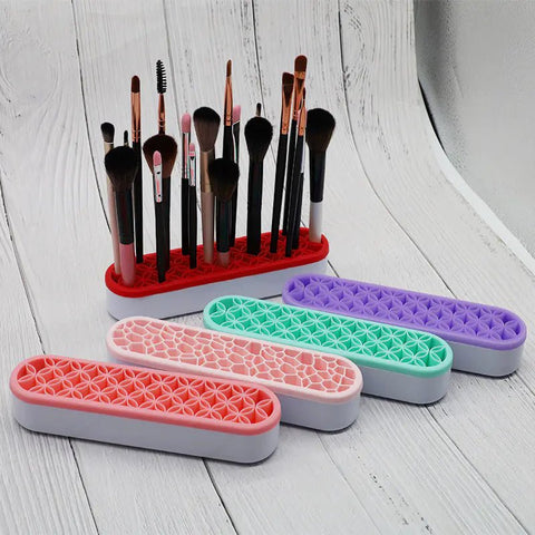 Silicone Brush Holder and Makeup Brush Organizer - Wow Store