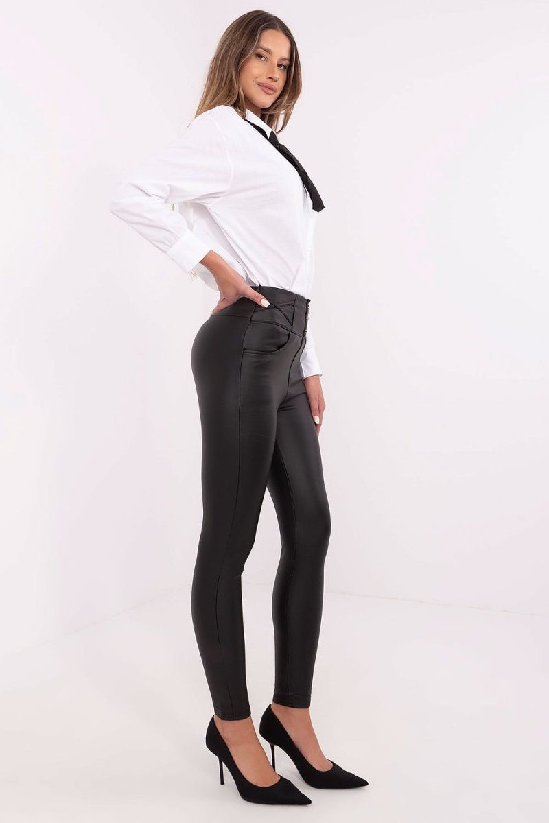 Skinny Leatherette pants model 211187 NM | Wow Store - Wow Store