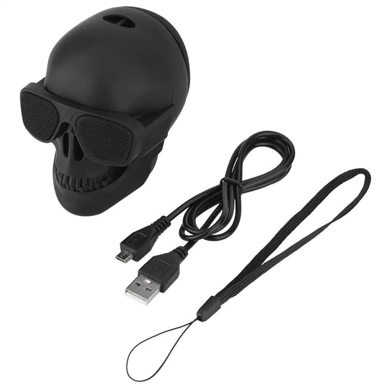 Skull Head Bluetooth Wireless Speaker Portable HD Stereo Subwoofer & Home Ornament - Wow Store