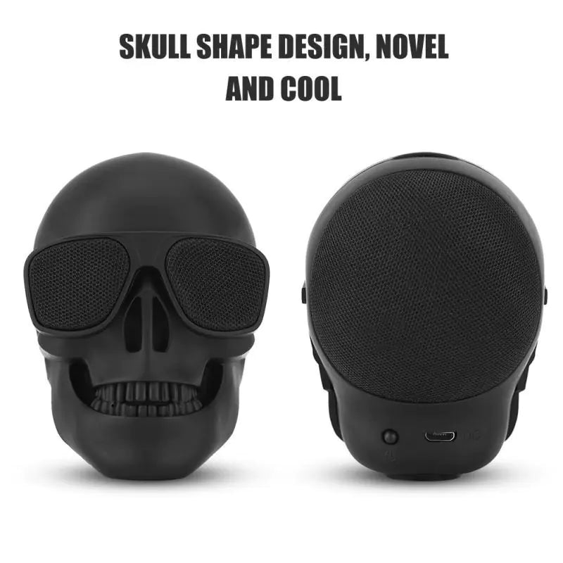 Skull Head Bluetooth Wireless Speaker Portable HD Stereo Subwoofer & Home Ornament - Wow Store