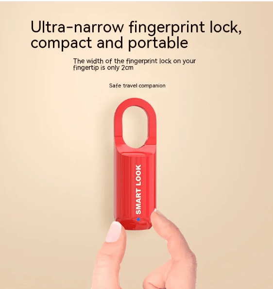 Smart Fingerprint Padlock with USB Charging - WowStore.live