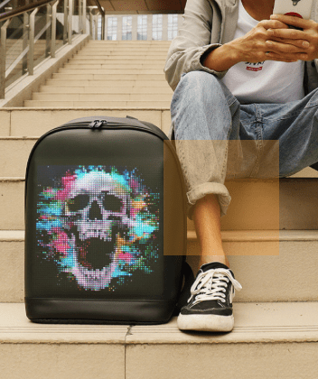 Smart LED Display Waterproof Backpack - WowStore.live