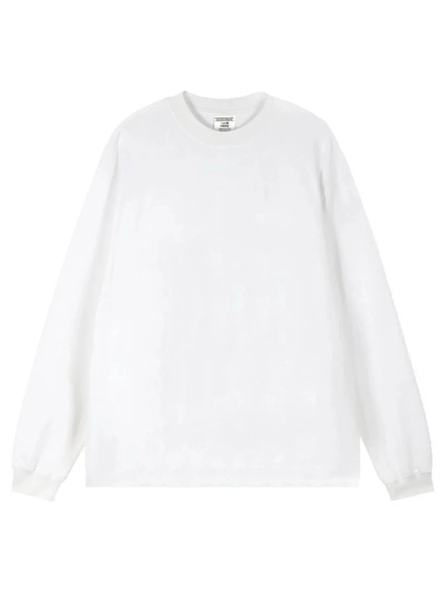 Soft Touch Men's Plus Size Round Neck Long Sleeve T-Shirt - WowStore.live