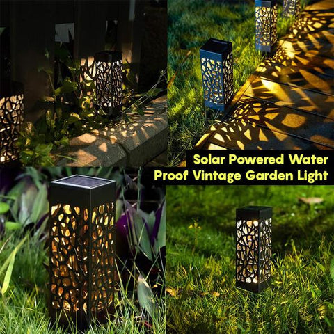Solar Powered Waterproof Vintage Garden Light - Wow Store