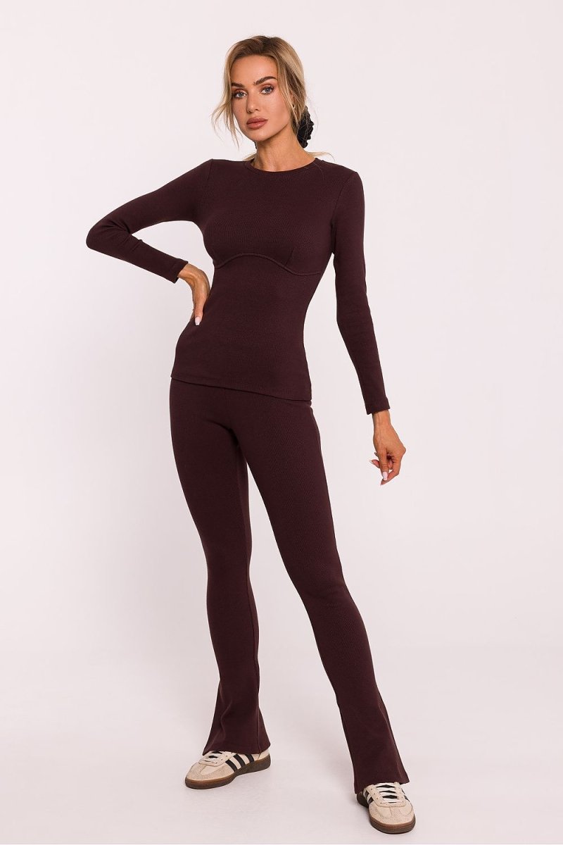 Sophisticated V - Neck Contemporary Blouse - Model 200922 | wowstore.live - Wow Store