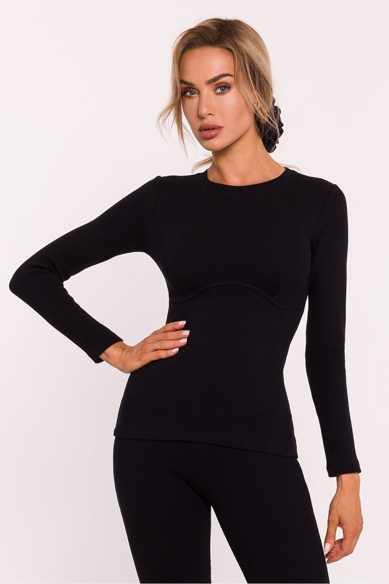 Sophisticated V - Neck Contemporary Blouse - Model 200922 | wowstore.live - Wow Store