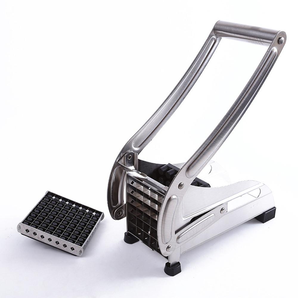 Stainless Steel French Fries and Potato Cutter with 2 Different Blades - Wow Store