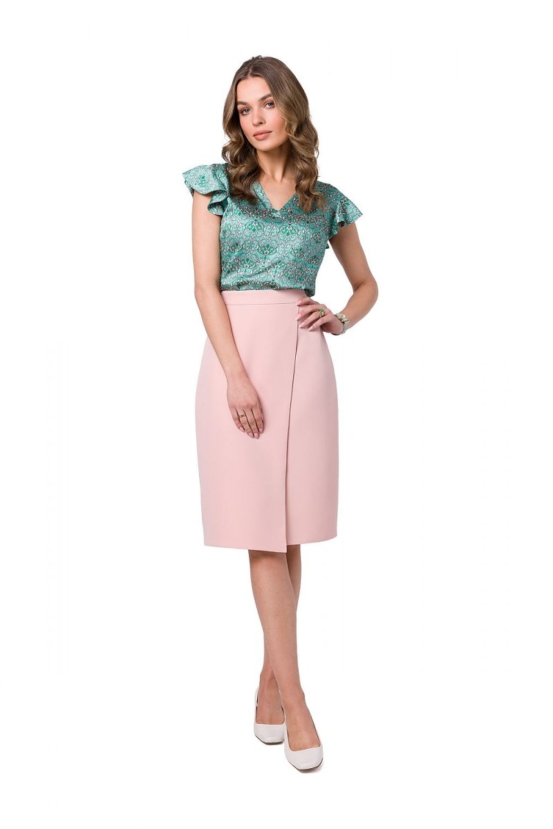 Stylove Elegant A - Line Midi Skirt Model 177184 - Chic European Fashion | wowstore.live - Wow Store