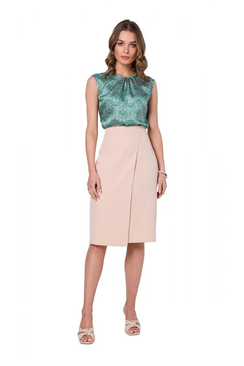 Stylove Elegant A - Line Midi Skirt Model 177184 - Chic European Fashion | wowstore.live - Wow Store
