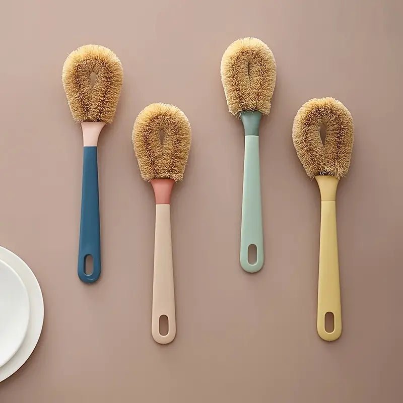 Sustainable Coconut Fiber Long-Handled Dish Brush - WowStore.live