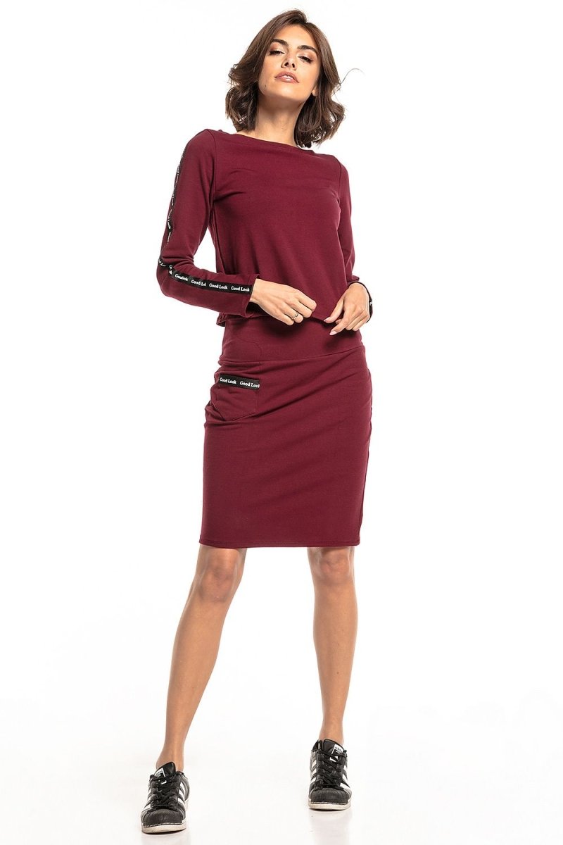 Tessita Elegant Fashion Skirt Model 148161 - Classic Knee - Length Office Skirt | wowstore.live - Wow Store