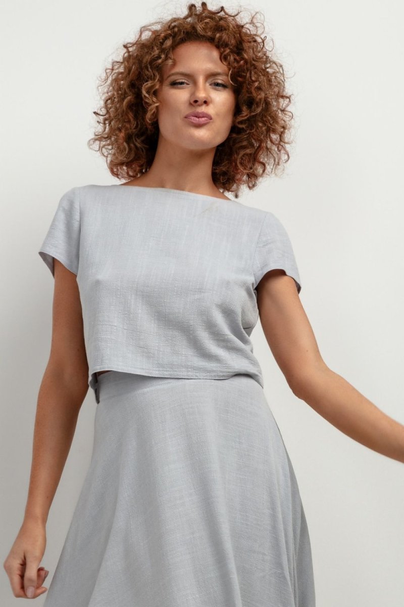 Tessita Model 198538 Elegant Women's Blouse - Chic Long Sleeve Top | wowstore.live - Wow Store