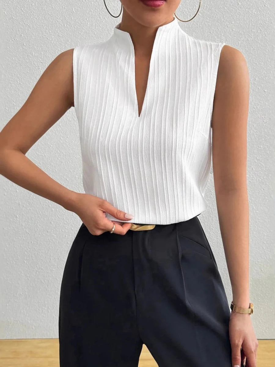 Textured Notched Tank - Wow Store