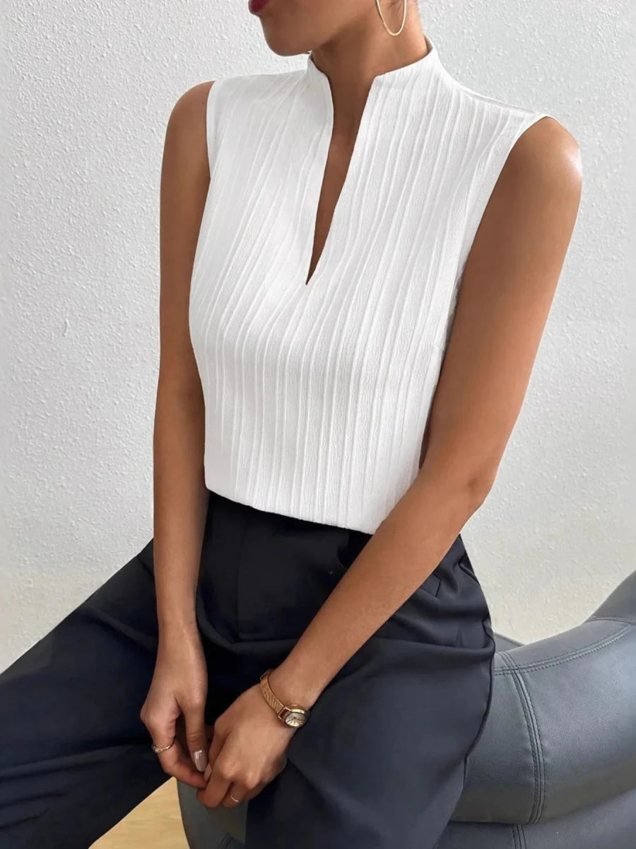 Textured Notched Tank - Wow Store