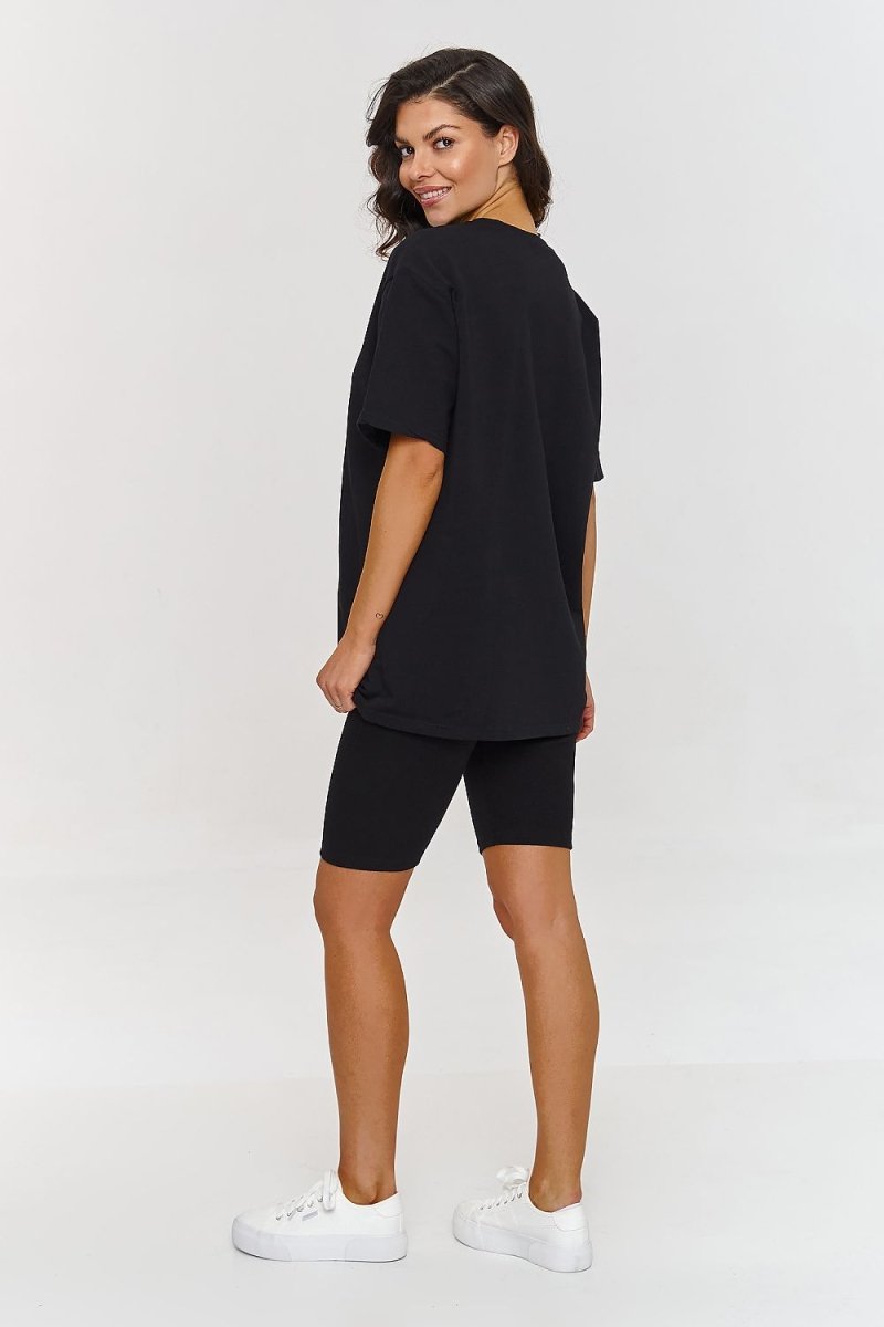 The Casual T-shirt with fitted turtlenecks Set Makadamia - Wow Store - Wow Store