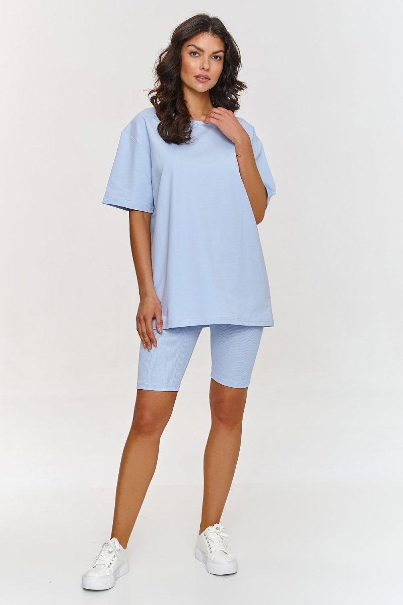 The Casual T-shirt with fitted turtlenecks Set Makadamia - Wow Store - Wow Store