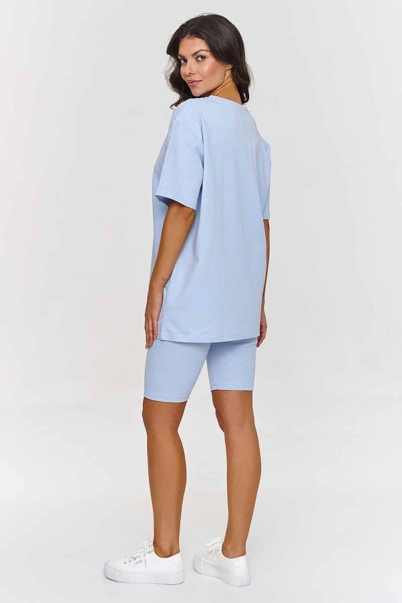 The Casual T-shirt with fitted turtlenecks Set Makadamia - Wow Store - Wow Store