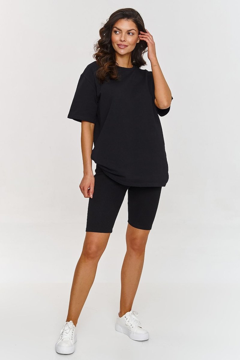 The Casual T-shirt with fitted turtlenecks Set Makadamia - Wow Store - Wow Store