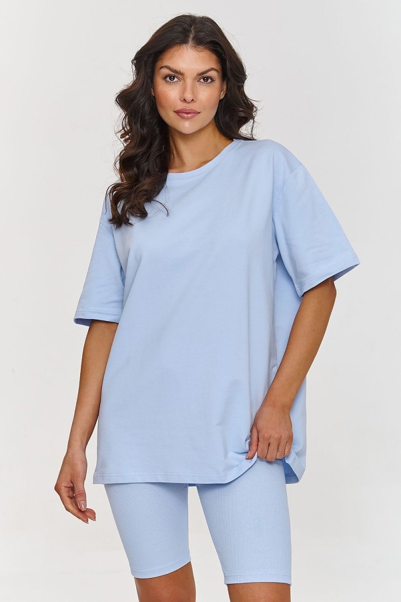The Casual T-shirt with fitted turtlenecks Set Makadamia - Wow Store - Wow Store