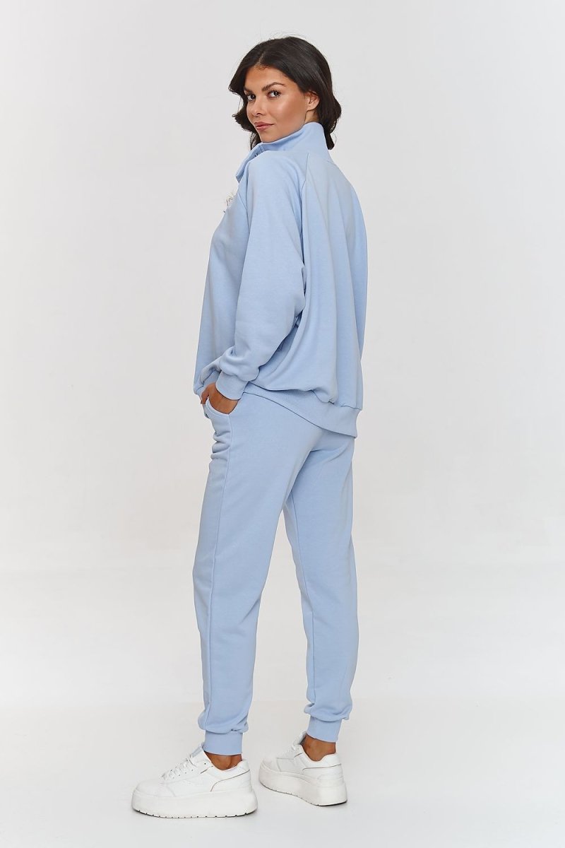 The Snap - Fastened Blouse Set 209658 Makadamia - Wow Store - Wow Store