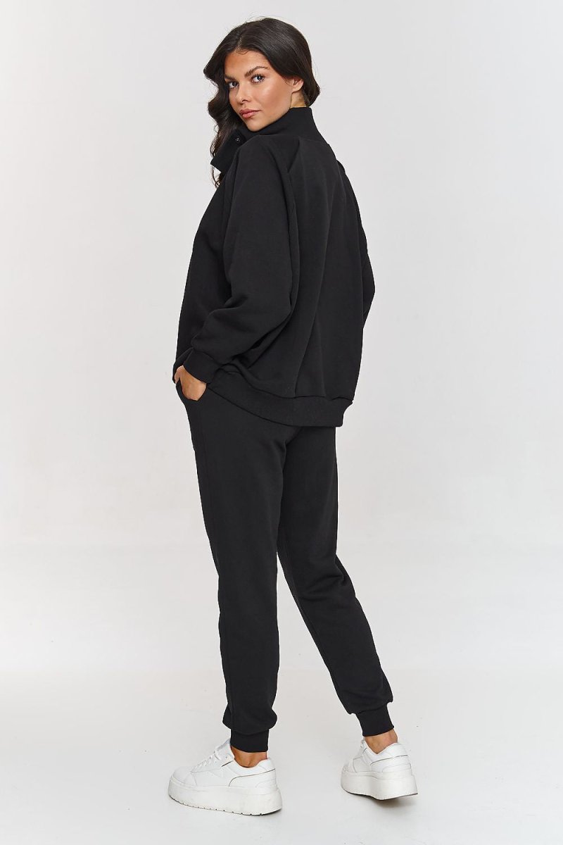 The Snap - Fastened Blouse Set 209658 Makadamia - Wow Store - Wow Store