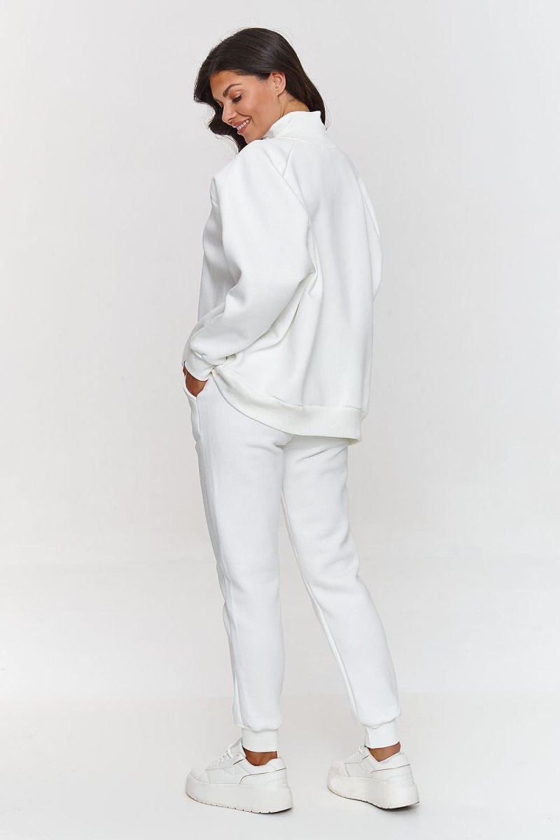 The Snap - Fastened Blouse Set 209658 Makadamia - Wow Store - Wow Store