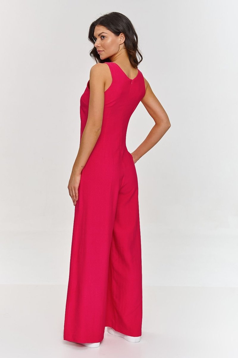 The Stylish jumpsuit model 212404 Makadamia - Wow Store - Wow Store