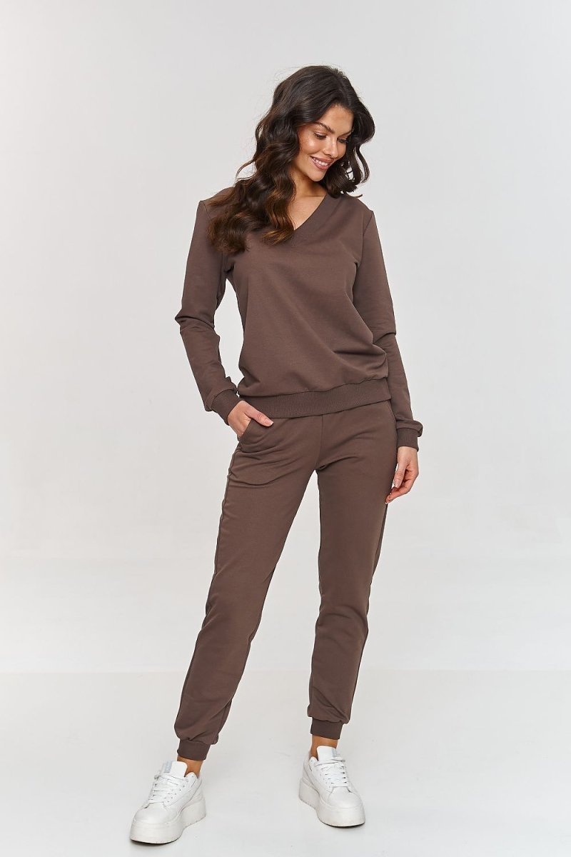 The Women's Tracksuit Set model 211541 Makadamia - Wow Store - Wow Store