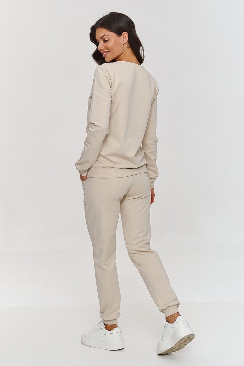 The Women's Tracksuit Set model 211541 Makadamia - Wow Store - Wow Store
