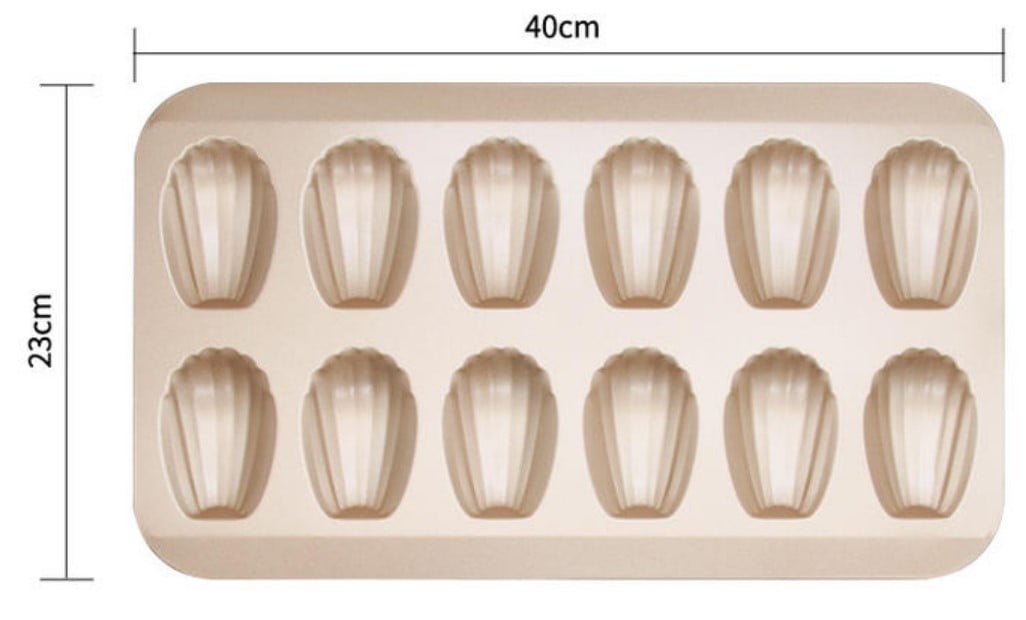 Thick Non-stick Bakeware Cake Mold Set with Madeleine Mold - WowStore.live