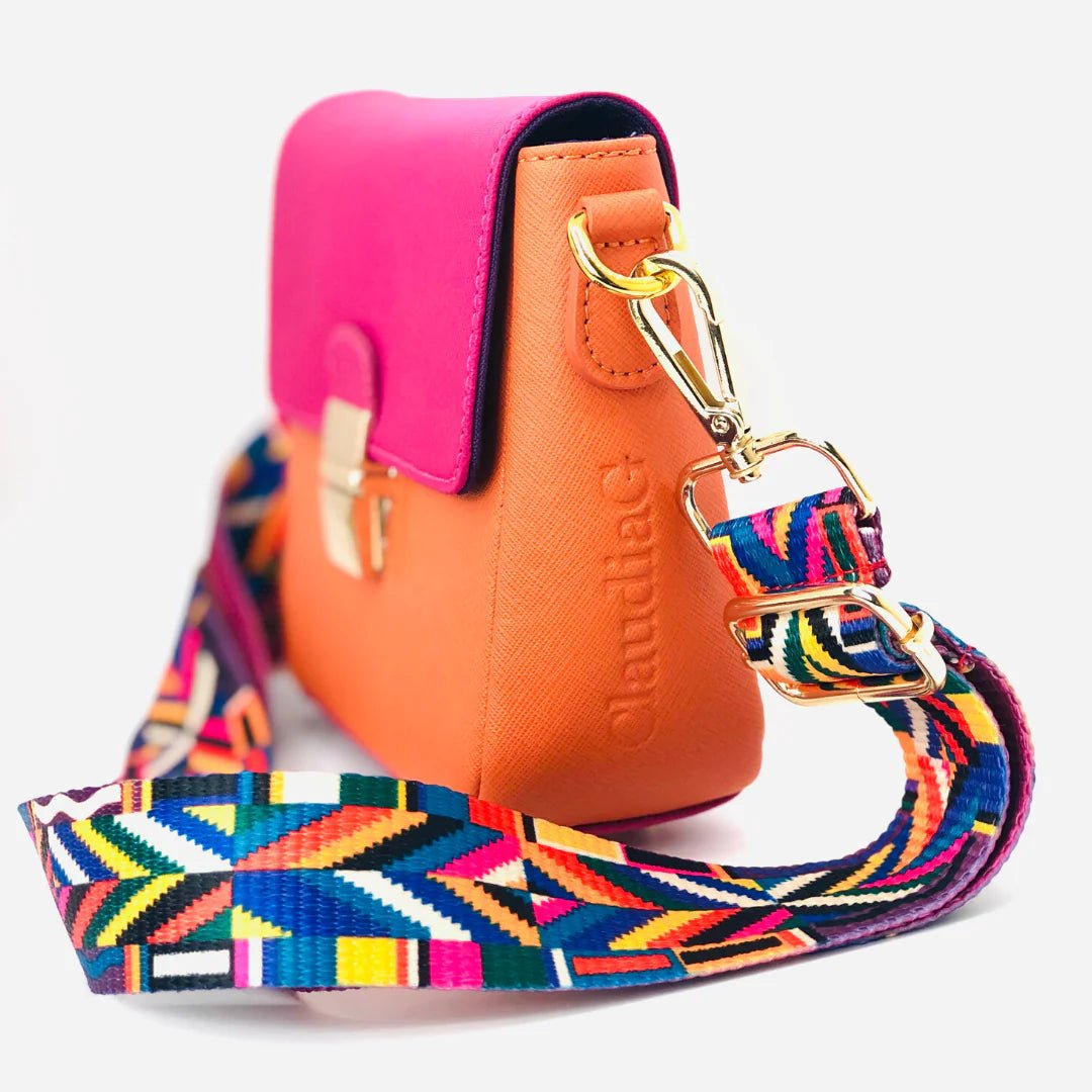 Tiny Leather Handbag - Watermelon/Orange (Option 1) - Wow Store